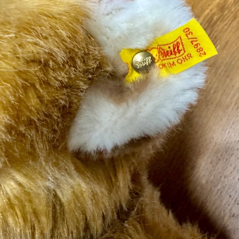 STEIFF Vintage Plush Lion Toy 2897/30 NEW Stuffed Animal NWT Collectible German - Picture 4 of 8